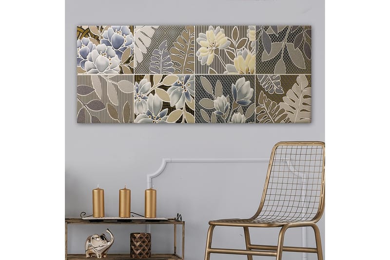 Canvastavla YTY Floral & Botanical Flerfärgad - 120x50 cm - Inredning - Tavlor & konst - Canvastavlor