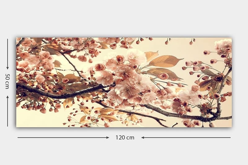 Canvastavla YTY Floral & Botanical Flerfärgad - 120x50 cm - Inredning - Tavlor & konst - Canvastavlor