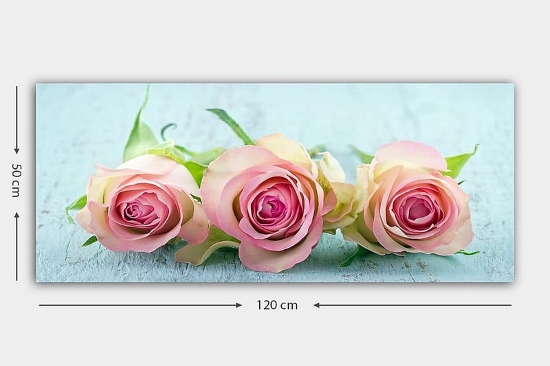 Canvastavla YTY Floral & Botanical Flerfärgad - 120x50 cm - Inredning - Tavlor & konst - Canvastavlor