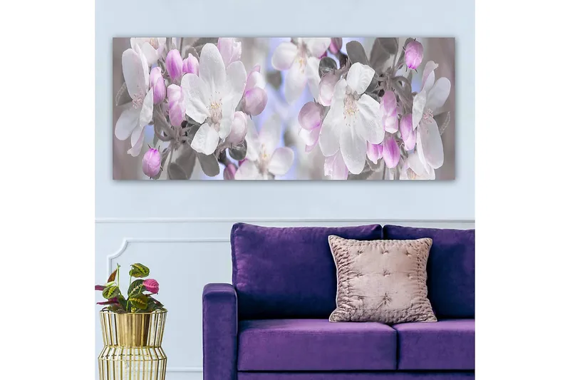 Canvastavla YTY Floral & Botanical Flerfärgad - 120x50 cm - Inredning - Tavlor & konst - Canvastavlor