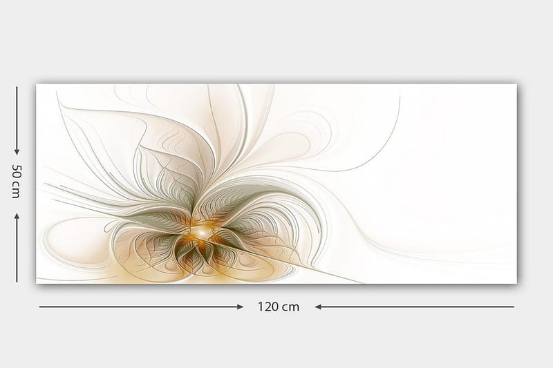 Canvastavla YTY Floral & Botanical Flerfärgad - 120x50 cm - Inredning - Tavlor & konst - Canvastavlor