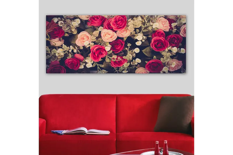 Canvastavla YTY Floral & Botanical Flerfärgad - 120x50 cm - Inredning - Tavlor & konst - Canvastavlor