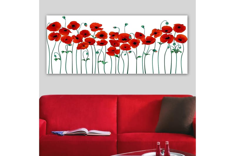 Canvastavla YTY Floral & Botanical Flerfärgad - 120x50 cm - Inredning - Tavlor & konst - Canvastavlor