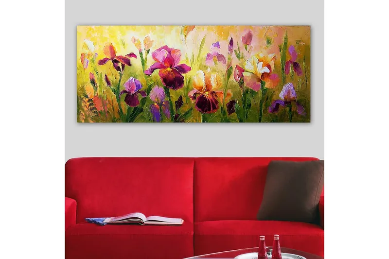Canvastavla YTY Floral & Botanical Flerfärgad - 120x50 cm - Inredning - Tavlor & konst - Canvastavlor
