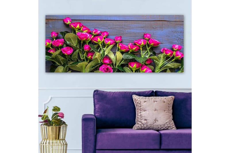 Canvastavla YTY Floral & Botanical Flerfärgad - 120x50 cm - Inredning - Tavlor & konst - Canvastavlor