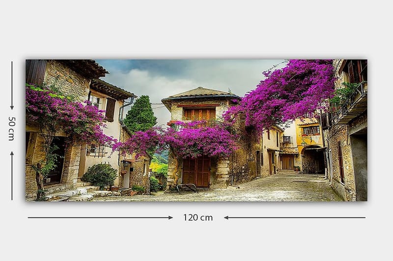 Canvastavla YTY Floral & Botanical Flerfärgad - 120x50 cm - Inredning - Tavlor & konst - Canvastavlor