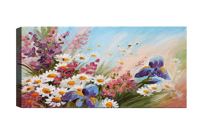 Canvastavla YTY Floral & Botanical Flerfärgad, 120x50 cm