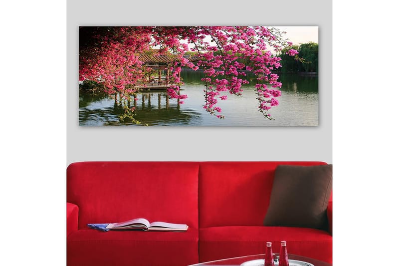 Canvastavla YTY Floral & Botanical Flerfärgad - 120x50 cm - Inredning - Tavlor & konst - Canvastavlor