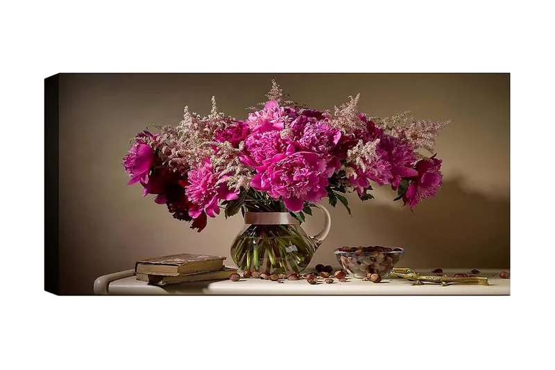 Canvastavla YTY Floral & Botanical Flerfärgad, 120x50 cm