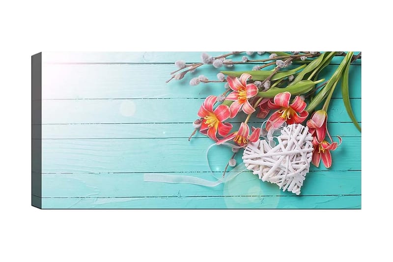 Canvastavla YTY Floral & Botanical Flerfärgad, 120x50 cm