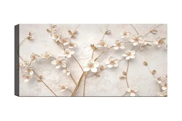 Canvastavla YTY Floral & Botanical Flerfärgad - 120x50 cm - Inredning - Tavlor & konst - Canvastavlor