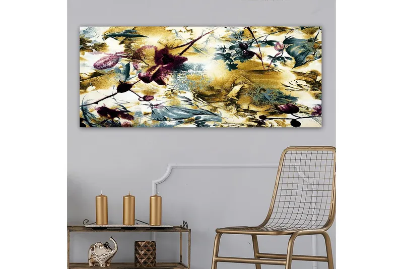 Canvastavla YTY Floral & Botanical Flerfärgad - 120x50 cm - Inredning - Tavlor & konst - Canvastavlor
