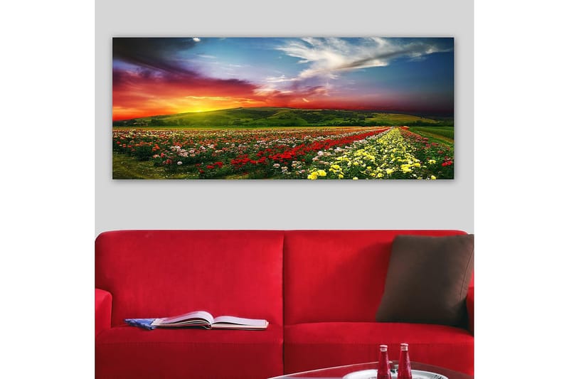 Canvastavla YTY Floral & Botanical Flerfärgad - 120x50 cm - Inredning - Tavlor & konst - Canvastavlor