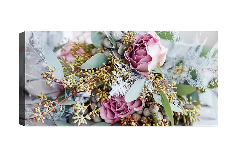 Canvastavla YTY Floral & Botanical Flerfärgad - 120x50 cm - Inredning - Tavlor & konst - Canvastavlor