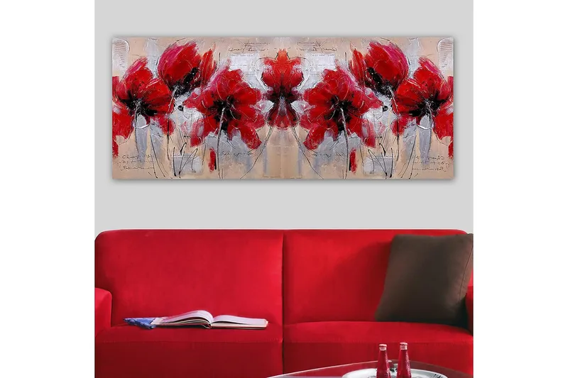 Canvastavla YTY Floral & Botanical Flerfärgad - 120x50 cm - Inredning - Tavlor & konst - Canvastavlor