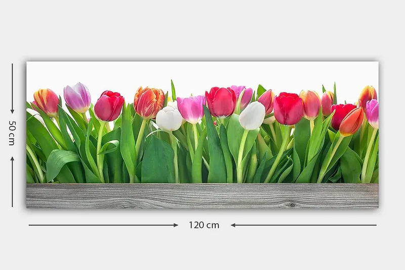 Canvastavla YTY Floral & Botanical Flerfärgad - 120x50 cm - Inredning - Tavlor & konst - Canvastavlor