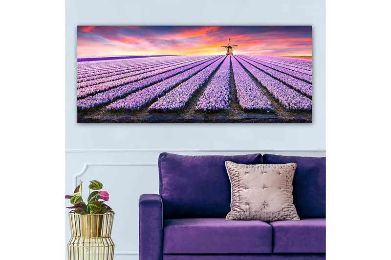 Canvastavla YTY Floral & Botanical Flerfärgad - 120x50 cm - Inredning - Tavlor & konst - Canvastavlor