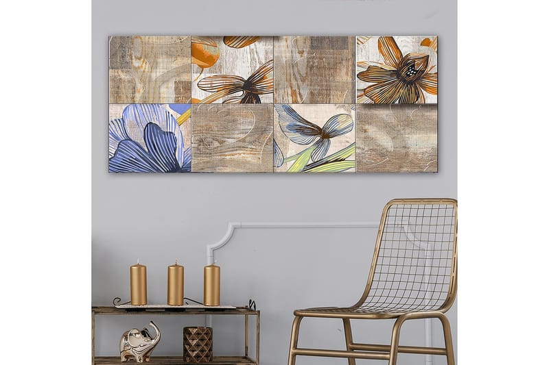 Canvastavla YTY Floral & Botanical Flerfärgad - 120x50 cm - Inredning - Tavlor & konst - Canvastavlor