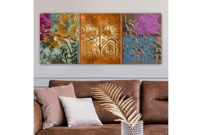 Canvastavla YTY Floral & Botanical Flerfärgad - 120x50 cm - Inredning - Tavlor & konst - Canvastavlor