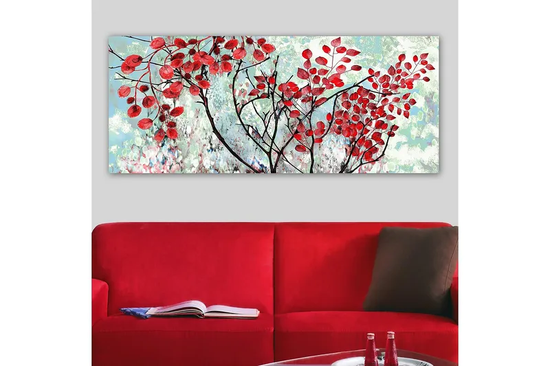 Canvastavla YTY Floral & Botanical Flerfärgad - 120x50 cm - Inredning - Tavlor & konst - Canvastavlor