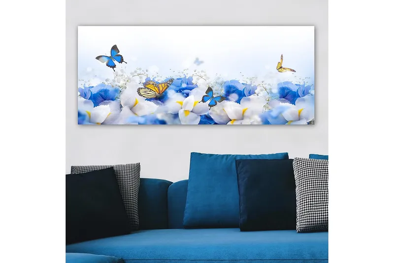 Canvastavla YTY Floral & Botanical Flerfärgad - 120x50 cm - Inredning - Tavlor & konst - Canvastavlor
