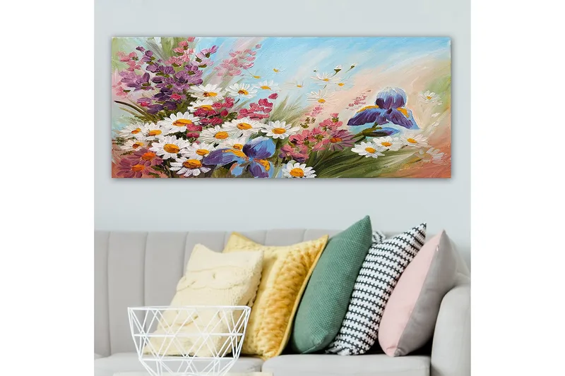 Canvastavla YTY Floral & Botanical Flerfärgad - 120x50 cm - Inredning - Tavlor & konst - Canvastavlor