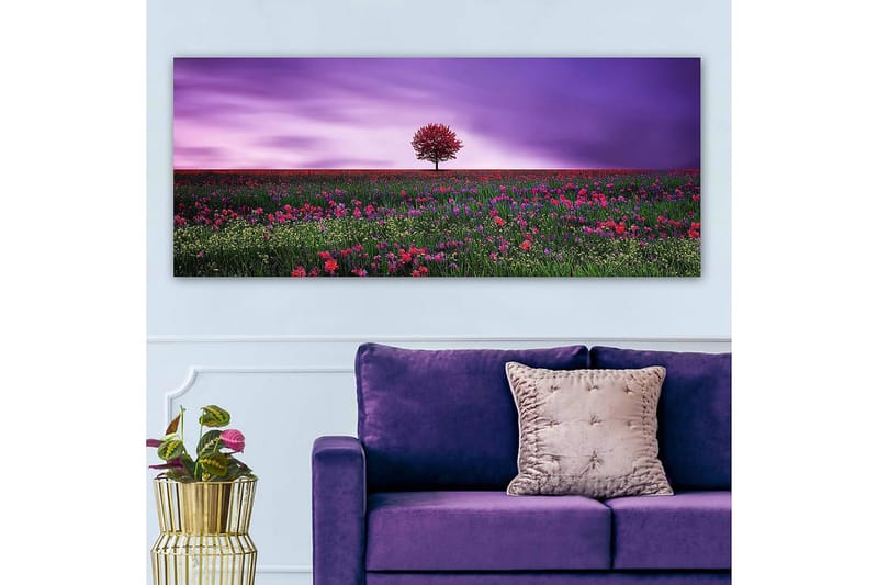 Canvastavla YTY Floral & Botanical Flerfärgad - 120x50 cm - Inredning - Tavlor & konst - Canvastavlor