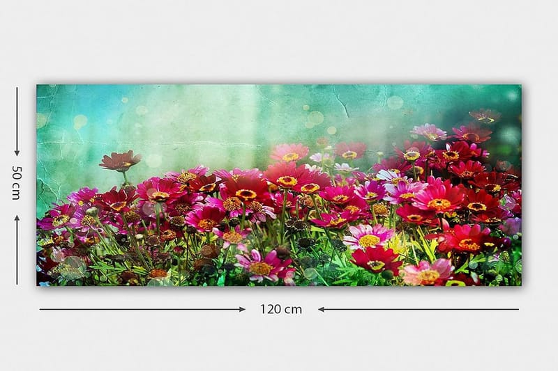 Canvastavla YTY Floral & Botanical Flerfärgad - 120x50 cm - Inredning - Tavlor & konst - Canvastavlor