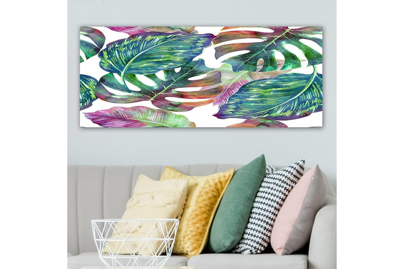 Canvastavla YTY Floral & Botanical Flerfärgad - 120x50 cm - Inredning - Tavlor & konst - Canvastavlor