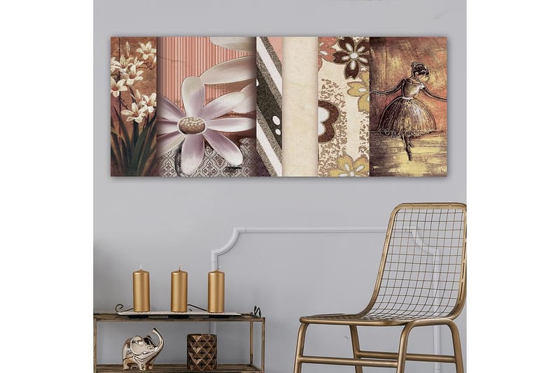 Canvastavla YTY Floral & Botanical Flerfärgad - 120x50 cm - Inredning - Tavlor & konst - Canvastavlor