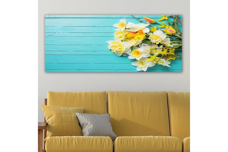 Canvastavla YTY Floral & Botanical Flerfärgad - 120x50 cm - Inredning - Tavlor & konst - Canvastavlor