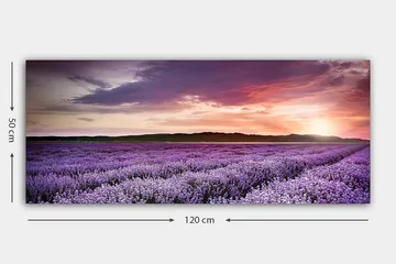 Canvastavla YTY Floral & Botanical Flerfärgad - 120x50 cm - Inredning - Tavlor & konst - Canvastavlor