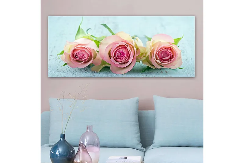Canvastavla YTY Floral & Botanical Flerfärgad - 120x50 cm - Inredning - Tavlor & konst - Canvastavlor