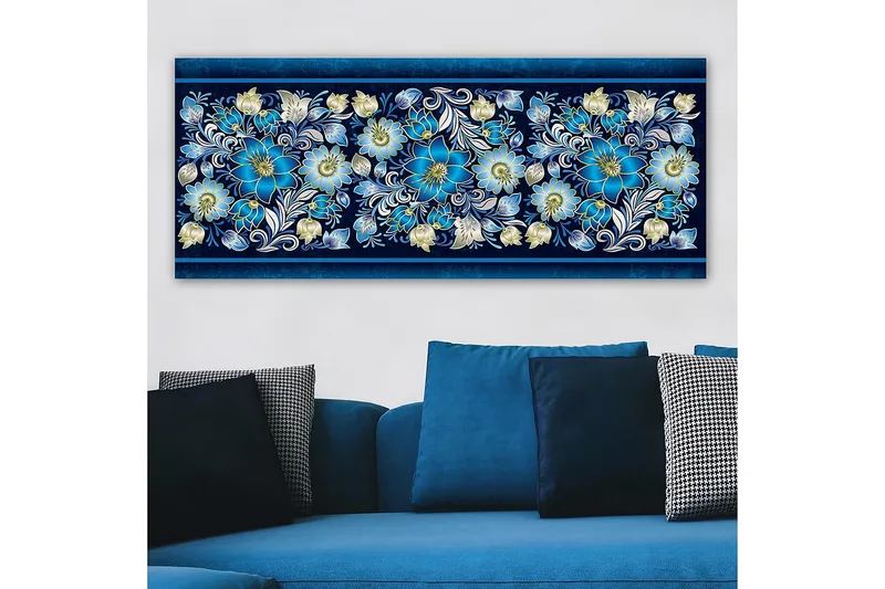 Canvastavla YTY Floral & Botanical Flerfärgad - 120x50 cm - Inredning - Tavlor & konst - Canvastavlor