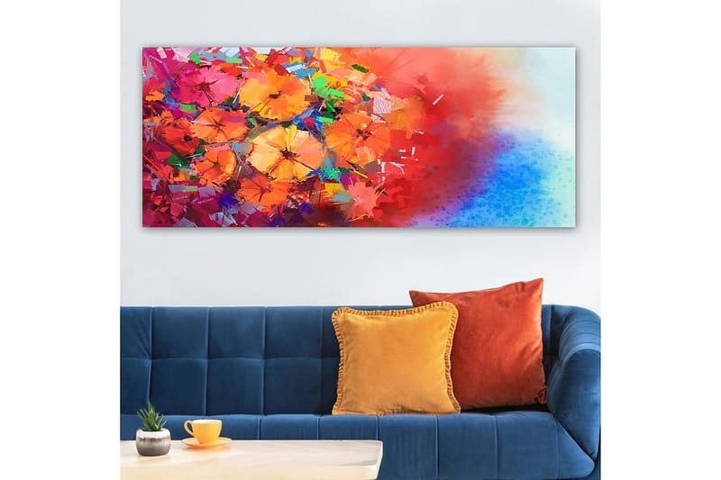 Canvastavla YTY Floral & Botanical Flerfärgad - 120x50 cm - Inredning - Tavlor & konst - Canvastavlor
