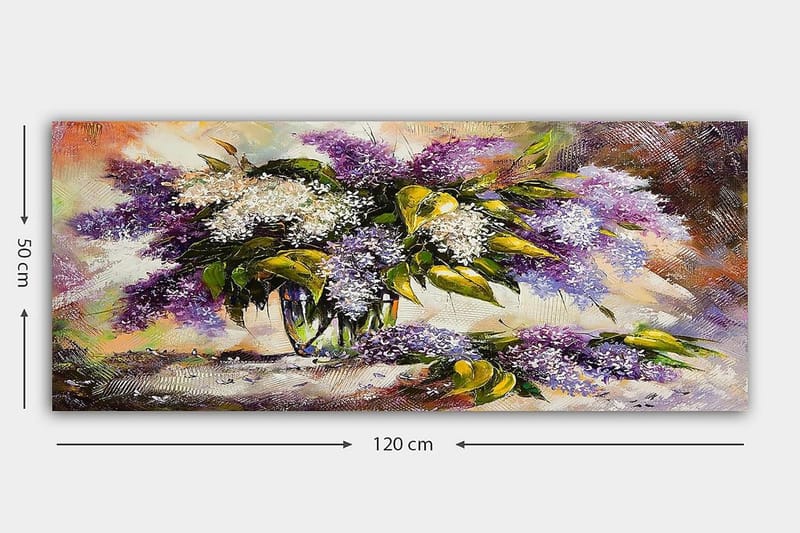 Canvastavla YTY Floral & Botanical Flerfärgad - 120x50 cm - Inredning - Tavlor & konst - Canvastavlor