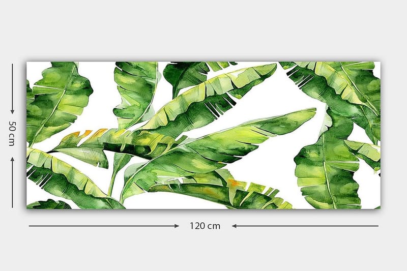 Canvastavla YTY Floral & Botanical Flerfärgad - 120x50 cm - Inredning - Tavlor & konst - Canvastavlor