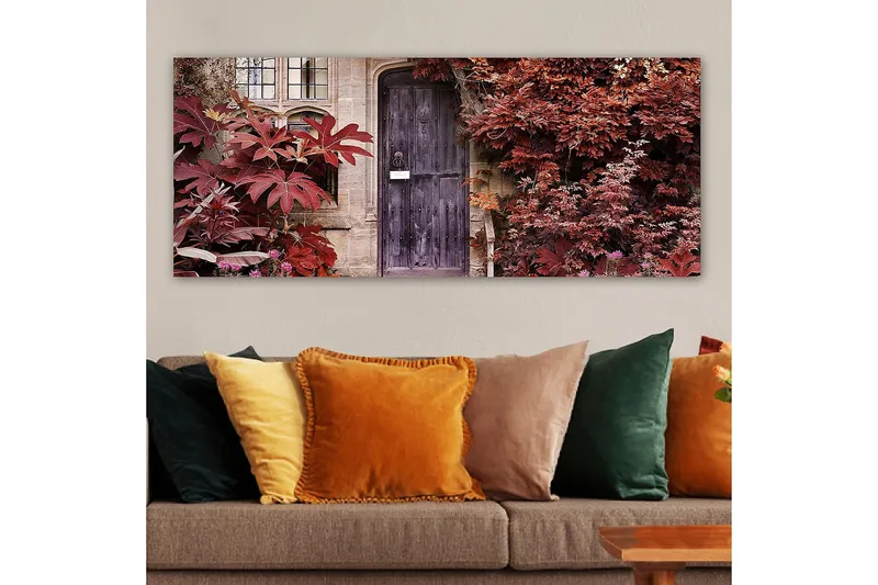 Canvastavla YTY Floral & Botanical Flerfärgad - 120x50 cm - Inredning - Tavlor & konst - Canvastavlor