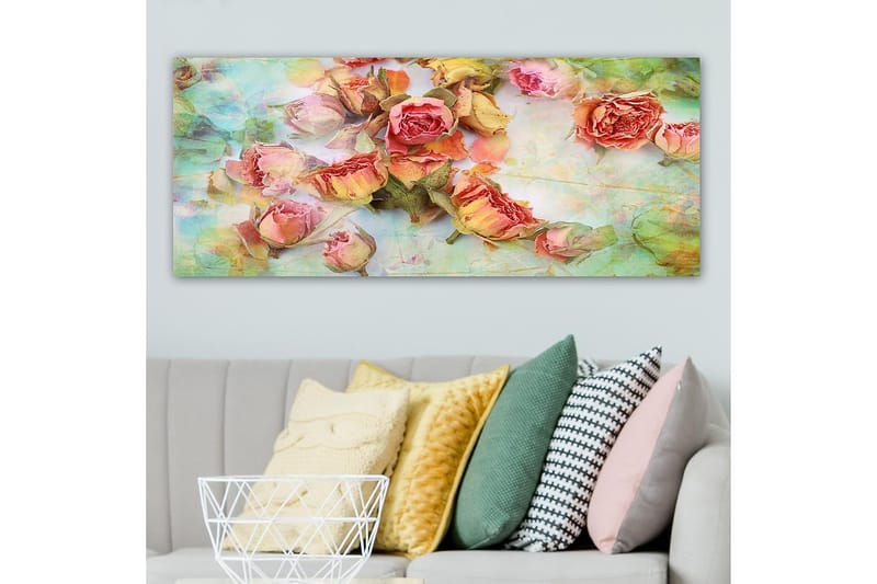 Canvastavla YTY Floral & Botanical Flerfärgad - 120x50 cm - Inredning - Tavlor & konst - Canvastavlor