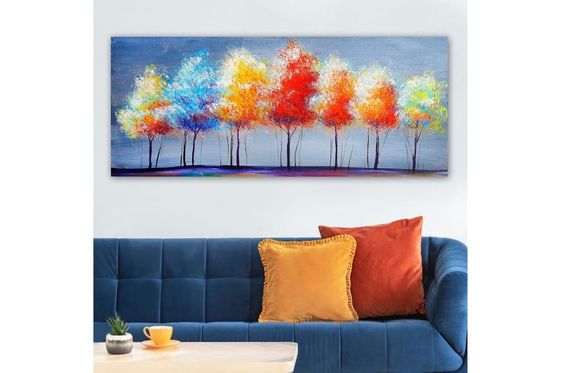 Canvastavla YTY Floral & Botanical Flerfärgad - 120x50 cm - Inredning - Tavlor & konst - Canvastavlor