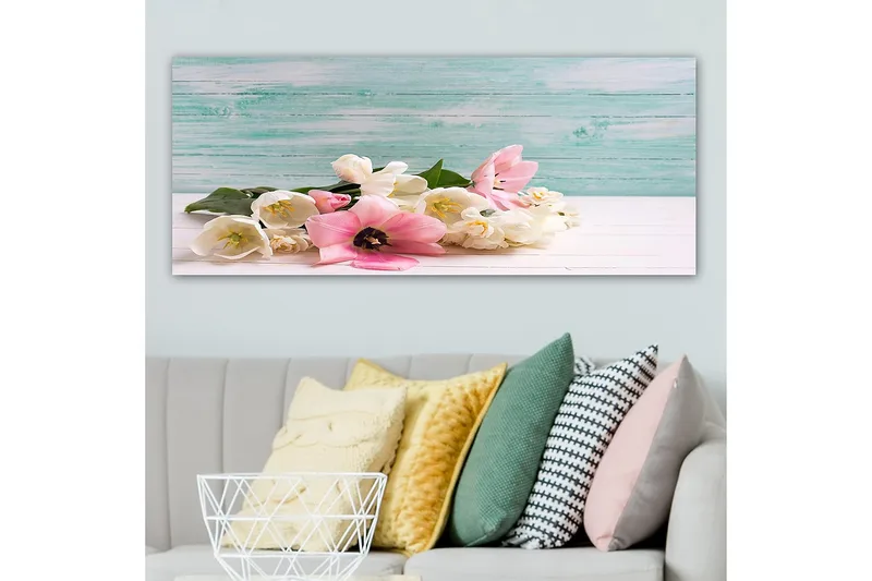 Canvastavla YTY Floral & Botanical Flerfärgad - 120x50 cm - Inredning - Tavlor & konst - Canvastavlor
