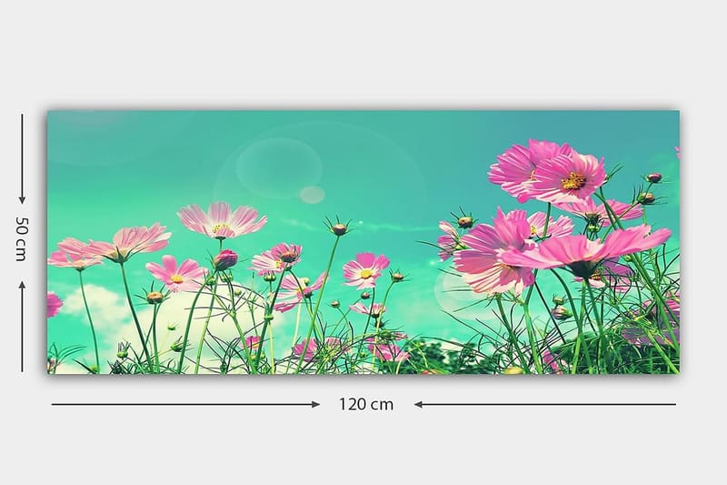 Canvastavla YTY Floral & Botanical Flerfärgad - 120x50 cm - Inredning - Tavlor & konst - Canvastavlor