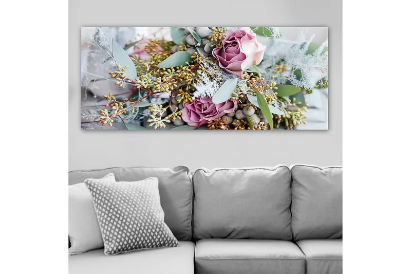 Canvastavla YTY Floral & Botanical Flerfärgad - 120x50 cm - Inredning - Tavlor & konst - Canvastavlor