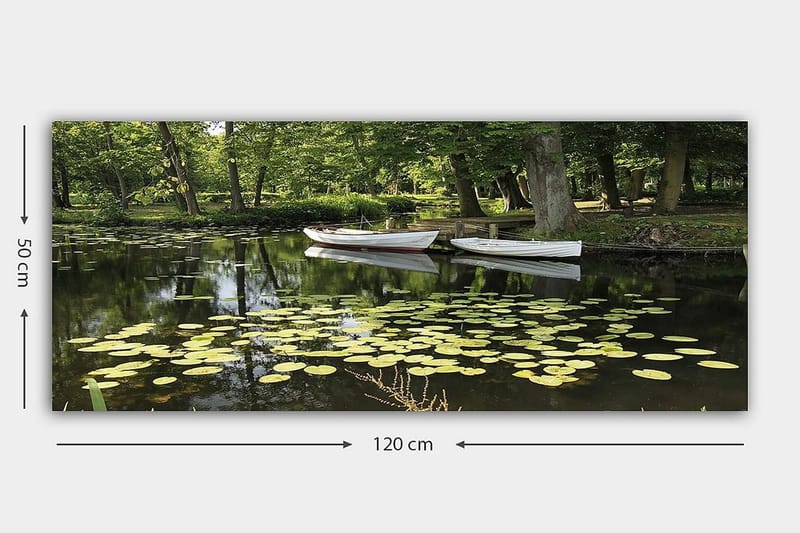 Canvastavla YTY Floral & Botanical Flerfärgad - 120x50 cm - Inredning - Tavlor & konst - Canvastavlor