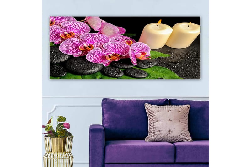 Canvastavla YTY Floral & Botanical Flerfärgad - 120x50 cm - Inredning - Tavlor & konst - Canvastavlor