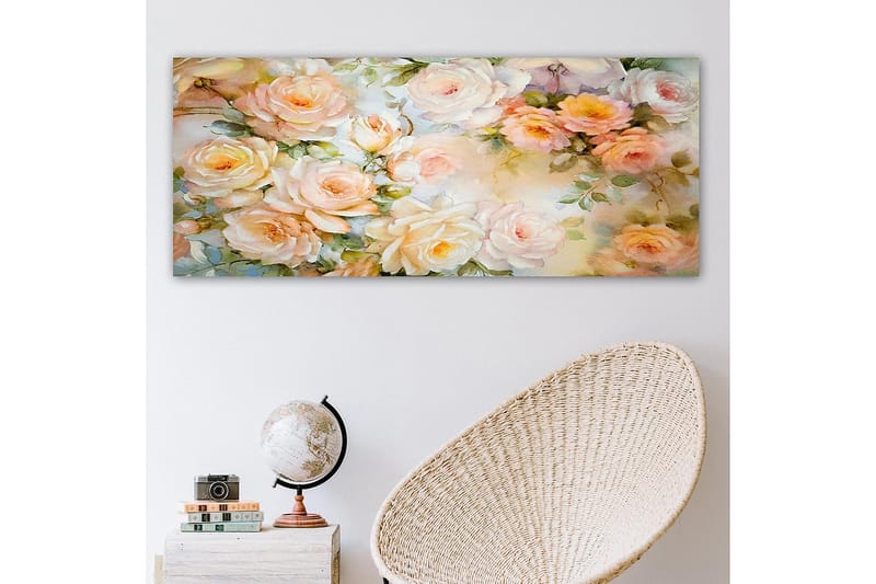 Canvastavla YTY Floral & Botanical Flerfärgad - 120x50 cm - Inredning - Tavlor & konst - Canvastavlor