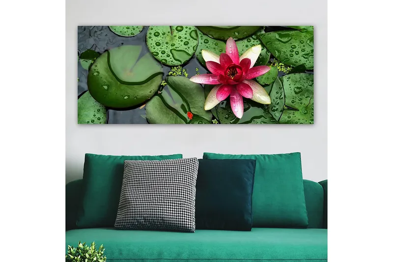 Canvastavla YTY Floral & Botanical Flerfärgad - 120x50 cm - Inredning - Tavlor & konst - Canvastavlor