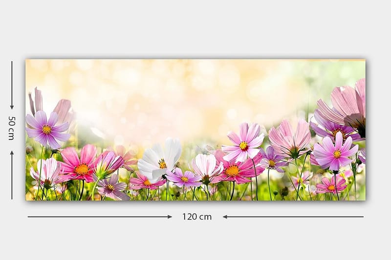 Canvastavla YTY Floral & Botanical Flerfärgad - 120x50 cm - Inredning - Tavlor & konst - Canvastavlor