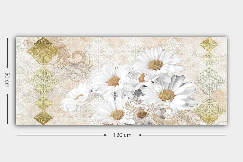 Canvastavla YTY Floral & Botanical Flerfärgad - 120x50 cm - Inredning - Tavlor & konst - Canvastavlor