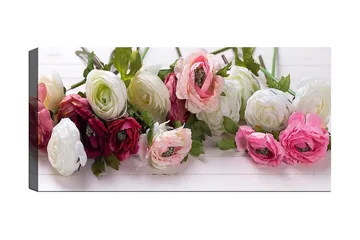 Canvastavla YTY Floral & Botanical Flerfärgad - 120x50 cm - Inredning - Tavlor & konst - Canvastavlor